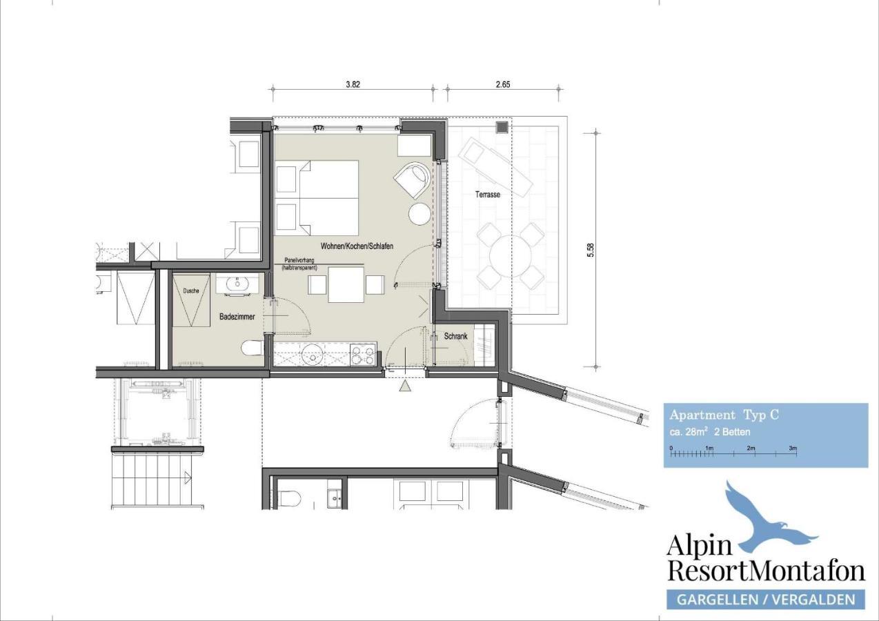 Apartment Typ C Im Alpin Resort Mo Gargellen Esterno foto